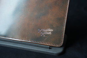 PR Wallet - Shell Cordovan - Marble Turquoise