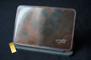 PR Wallet - Shell Cordovan - Marble Turquoise