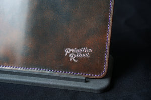 PR Wallet - Shell Cordovan - Marble Turquoise