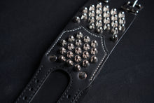 Load image into Gallery viewer, Gothic leather bracelet with spikes
