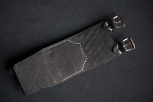 Goth leather bracelet