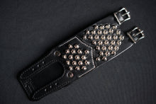 Load image into Gallery viewer, Studded leather goth and punk bracelet
