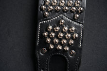 Load image into Gallery viewer, Studded leather goth and punk bracelet with spikes
