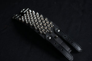 5-4-5 Small Cone Cuff with Stitched Straps