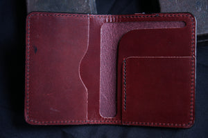 PR Wallet - Oxblood Harness Leather - BLEMISH