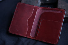 Load image into Gallery viewer, PR Wallet - Oxblood Harness Leather - BLEMISH
