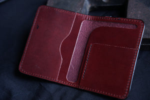 PR Wallet - Oxblood Harness Leather - BLEMISH